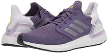 Load image into Gallery viewer, adidas Women's Ultraboost 20 Running Shoe, Purple/Silver Metallic/White, 7 M US