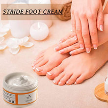Load image into Gallery viewer, STRIDE Foot Cream Smoothes Rough & Dry Skin –– Dematologist-Developed, Intensely Moisturizing Foot Cream with Aloe Vera, Coconut oil and Green tea