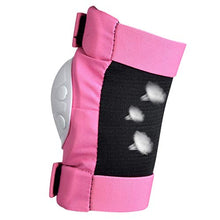 Load image into Gallery viewer, Fewear Kids & Adults Knee and Elbow Pads with Wrist Guards Protective Gear Set, Kneesavers Elbowsavers and Wristsavers for Skating Cycling Bike Rollerblading Scooter, L/M/S (Pink, M)