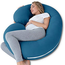 Load image into Gallery viewer, INSEN Pregnancy Body Pillow with Jersey Cover,C Shaped Full Body Pillow for Pregnant Women