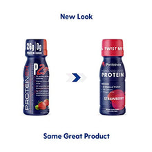Load image into Gallery viewer, Liquid Protein 2Go Hydrolyzed by Proteinex. 26 Grams Protein, 2.5 oz, No Fat, Sugar Free, No Carbs Predigested Hydrolysate Supplement. On the Go. Supports Recovery Bones Muscles and Joint (Strawberry)