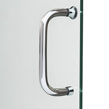 Load image into Gallery viewer, DreamLine Infinity-Z 50-54 in. W x 72 in. H Semi-Frameless Sliding Shower Door, Clear Glass in Brushed Nickel, SHDR-0954720-04
