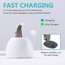 Load image into Gallery viewer, Coniler Smart Hearing Amplifier with Digital Noise Reduction,Rechargeable Sound Aids with Double Charging Holes Suitable for Adults and Seniors (Only1 Aid)