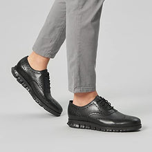 Load image into Gallery viewer, Mens Brogues Classic Oxfords Dress Shoes Formal Business Brogues Derby Lace Up Shoes for Evening Uniform Party Work,Black,9.5