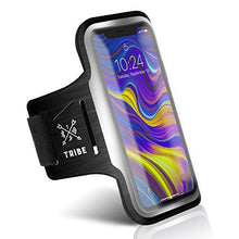 Load image into Gallery viewer, TRIBE Running Phone Holder Armband. iPhone & Galaxy Cell Phone Sports Arm Bands for Women, Men, Runners, Jogging, Walking, Exercise & Gym Workout. Fits All Smartphones. Adjustable Strap, CC/Key Pocket