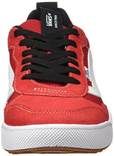 Load image into Gallery viewer, Vans Men's Low-Top Trainers Sneaker, Suede Canvas Red White, 11.5