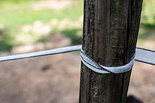 Load image into Gallery viewer, SGT KNOTS High Visibility Electric Fence Poly Tape - Long Lasting 5 Stainless Steel Conductors (1/2" x 656ft, 1 Spool - White)