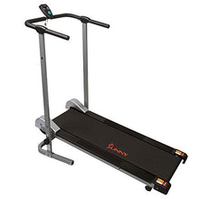 Load image into Gallery viewer, Sunny Health & Fitness SF-T1407M Manual Walking Treadmill, Gray