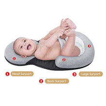 Load image into Gallery viewer, Mestron Portable Baby Bed Babies Head Support Pillow Newborn Baby Mattress Lounger Nest for Baby Sleep Positioning Comfortable Easy Cleaning Sleeping Lounger for 0 12 Months Baby Lounger