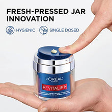Load image into Gallery viewer, L'Oreal Paris Revitalift Pressed Night Cream with Retinol, Niacinamide, Visibly Reduce Wrinkles, Hydrate for Face, Under Eye, Neck, Chest, Dermatologist tested + Hyaluronic Acid Serum Sample