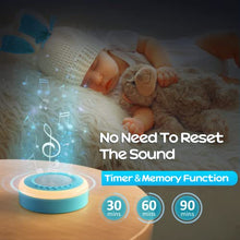 Load image into Gallery viewer, Portable White Noise Machine for Baby , Sleep Sound Machine for Travel,16 Soothing Sounds