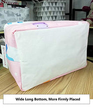 Load image into Gallery viewer, QUEENLALA Rectangular Laundry Hamper/Foldable Nursery Laundry Basket for Organizing/Storage Bin Baskets/Children Toy Office Bedroom/Toy Bin Closet Shelf Baskets(Rec-Unicorn)