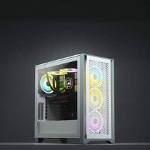 Load image into Gallery viewer, Corsair 4000D Airflow Tempered Glass Mid-Tower ATX PC Case - White