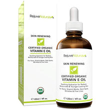 Load image into Gallery viewer, Vitamin E Oil - 100% All Natural & USDA Organic (LARGE 4oz Bottle) Visibly Reduce the Look of Scars, Stretch Marks, Dark Spots & Wrinkles for Hydrated & Youthful Skin. Face & Body Moisturizer
