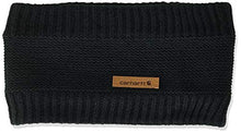 Load image into Gallery viewer, Carhartt Women's Knit Fleece Lined Headband, Black, OFA