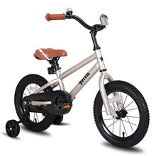 Load image into Gallery viewer, JOYSTAR 16 Inch Kids Bike for 4 5 6 Years Boys, Kids Bicycle with Training Wheel & Coaster Brake, 85% Assembled, Silver