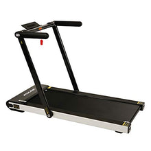 Load image into Gallery viewer, Sunny Health & Fitness ASUNA Space Saving Treadmill, Motorized with Low Profile, Speakers & Slim Folding - 8730,Black