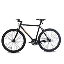 Load image into Gallery viewer, Fixer Bike Road Bike Alumium Alloy Urban Bike Flip Flop Hub City Bike Riser Bar 700c 54cm Road Bike (Black)