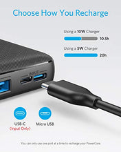 Load image into Gallery viewer, Anker Portable Charger, PowerCore Essential 20000mAh Power Bank with PowerIQ Technology and USB-C (Input Only), High-Capacity External Battery Pack Compatible with iPhone, Samsung, iPad, and More.