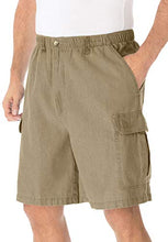 Load image into Gallery viewer, KingSize Men's Big & Tall Knockarounds 8" Cargo Shorts - Big - 9XL, Steel Gray
