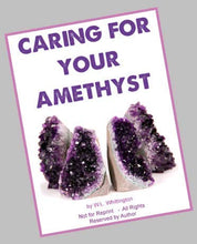 Load image into Gallery viewer, SUPERIOR Amethyst Cluster - 1 lb to 1.5 lbs - Uruguayan Amethyst Crystals. Includes a Bonus 3 inch Selenite Wand in a Velvet Bag