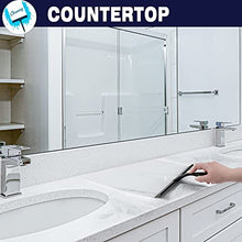 Load image into Gallery viewer, Shower Squeegee, 10-Inch Matte Black Squeegee, All-Purpose Stainless Steel Squeegee for Bathroom, Shower Doors, Mirrors, Tiles and Car Windows - 100% Streak Free