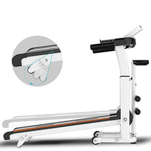 Load image into Gallery viewer, Treadmills for Home 440lbs Weight Capacity Silent Treadmill Folding Shock Running, Supine, Twisting, Draw Rope 4-in-1 Mechanical Mini Walking Machine