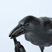 Load image into Gallery viewer, CHABEI Modern Table Light, Bird Desk Lamp, Resin Standing Bird Lighting for Living Room, Bedroom, Office, College Dorm (Black)