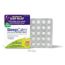 Load image into Gallery viewer, Boiron Sleepcalm Melatonin-Free Tablets, Homeopathic Sleep Aid, Calm Restless Zzzs for Adults, White, 120 Count