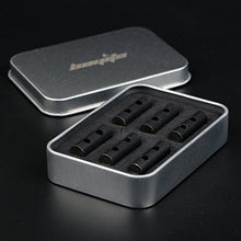 Load image into Gallery viewer, bayite Small Ferro Rod Survival Drilled Flint Fire Starter with Toggle Hole for Paracord Bracelet Necklace 1 Inch Pack of 6