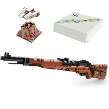 Load image into Gallery viewer, Goshfun 1025Pcs+ Simulation Large Scale Single Double Shot 98K Toy Blaster Building Block Model Set Compatible with Lego, Small Particle Bricks Assembly Mechanical Weapon Model Toy