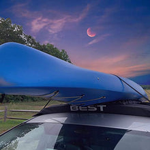 Load image into Gallery viewer, Best Marine Kayak Roof Rack Pads. 38" Universal Roof Rack Carrier for Kayaks, Canoe, SUP Paddle Board, Surfboard & Luggage. XL Kayak Accessories for Car & SUV Without Cross Bars. Straps Included.