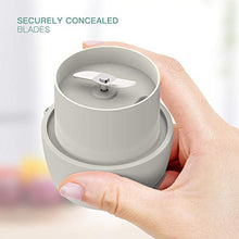 Load image into Gallery viewer, GREECHO Portable Blender, One-handed Drinking Mini Blender for Shakes and Smoothies, 12 oz Personal Blender with Rechargeable USB, Made with BPA-Free Material Portable Juicer, Elegant Matte White