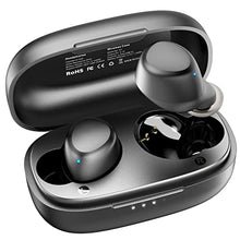 Load image into Gallery viewer, TOZO A1 Mini Wireless Earbuds Bluetooth 5.0 in Ear Light-Weight Headphones Built-in Microphone, Immersive Premium Sound Long Distance Connection Headset with Charging Case, Black