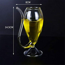 Load image into Gallery viewer, Wine Whiskey Glass Heat Resistant Glass Sucking Juice Milk Cup Tea Wine Cup (A)