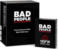 Load image into Gallery viewer, Bad People Game + NSFW Expansion - Find Out What Your Friends Really Think About You