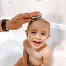 Load image into Gallery viewer, haakaa Silicone Shampoo Brush - Soft Cradle Cap Brush Comb | Hair Scalp Massager, Soft Bristles for Newborns & Toddlers,Ideal Baby Registry Gift - 1pk