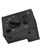 Load image into Gallery viewer, Headlight Switch Compatible with Silverado + JOYTUTUS 2 Pack Grey Car Seat Gap Filler Organizer