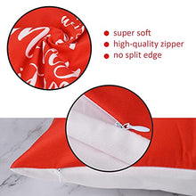 Load image into Gallery viewer, Christmas Pillow Covers 18x18 Inches Set of 4, Very Soft Flannel Fabric, Giving You a Comfortable Experience, Four Different Patterns, Full of Rich Christmas Atmosphere