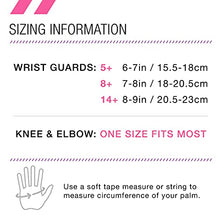 Load image into Gallery viewer, 80Six Kids’ Multi-Sport Pad Set with Wristguards, Elbow Pads, and Knee Pads, Pink Purple, Junior - Ages 5+