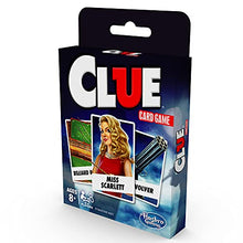 Load image into Gallery viewer, Hasbro Gaming Clue Card Game for Kids Ages 8 & Up, 3-4 Players Strategy Game