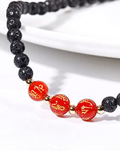Load image into Gallery viewer, Lightock Lava Rock Anklets for Women Ankle Bracelets for Women Bracelet Essential Oil Diffuser Energy Healing Crystal/Red Agate