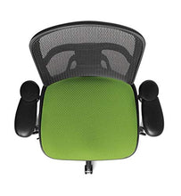 Load image into Gallery viewer, WorkPro Quantum 9000 Ergonomic Mesh/Fabric Mid-Back Manager's Chair, Lime/Black