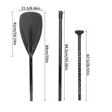 Load image into Gallery viewer, Haowecib Standup Paddles, Kayak Paddle Lightweight and Floating Paddleboard Oar Carbon Fiber for Surfboard Kayak for Inflatable Boat Sail Boat