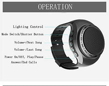 Load image into Gallery viewer, OriDecor Upgraded Wearable Waterproof Wireless Wrist Portable Sports Bluetooth Speaker Watch with Multi Function MP3 Player & FM Radio & Selfie & Ultra Long Standby Time for Running, Hiking, Climbing