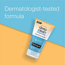 Load image into Gallery viewer, Neutrogena Deep Clean Invigorating Foaming Facial Scrub with Glycerin, Cooling & Exfoliating Gel Face Wash to Remove Dirt, Oil & Makeup, 4.2 fl. oz