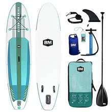 Load image into Gallery viewer, BEYOND MARINA Inflatable Paddle Boards Featherlight® Stand Up Paddleboard, 10'6"x32" x6" Surf Board with D Rings | Premium SUP Accessories, Backpack, Carbon Paddle, 10L Dry Bag, Hand Pump, Leash