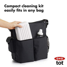 Load image into Gallery viewer, OXO Tot Travel Size Drying Rack with Bottle Brush- Teal