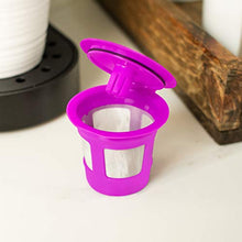Load image into Gallery viewer, Perfect Pod Cafe Save Reusable K Cup Pod Coffee Filters | Refillable Coffee Pod Capsules with Built-In, Integrated Mesh Strainer for Use with Keurig & Select Single Cup Coffee Machines, 4-Pack