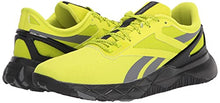 Load image into Gallery viewer, Reebok Men's Nanoflex Cross Trainer, Acid Yellow/Pure Grey/Core Black, 9.5